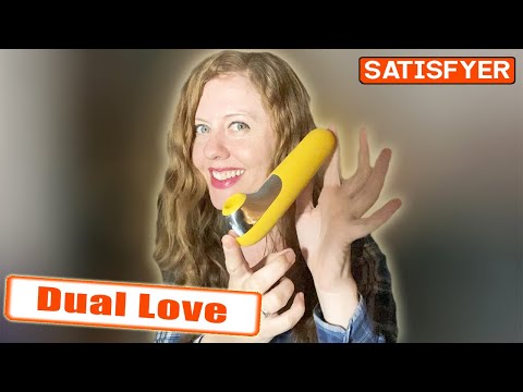 Satisfyer Klitorio masažuoklis-malonininkas dvigubos meilės vibratorius video