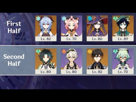 morgana and xiao | 2.3 spiral abyss floor 12 full clear (9 stars)