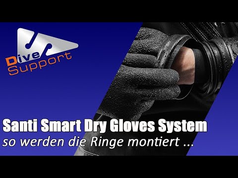 Wie wird das Santi Smart Dry Gloves System montiert? Ganz einfach und im Video erklärt | DiveSupport