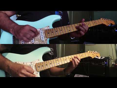 chord on bleu two guitars-Rhythm and lead