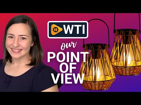 Rattan Solar Lantern Outdoor - WTI product video review
