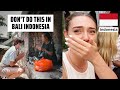 14 things you shouldn't do in Bali Indonesia