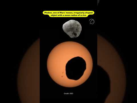 Phobos eclipses Sun, observed by Perseverance rover from Mars’ surface.
