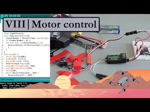 8 | Control a brushless motor with a Teensy