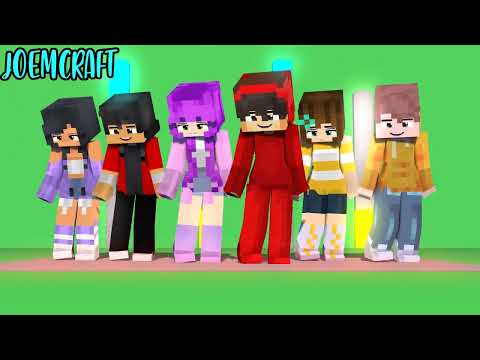 COUPLE DANCE | NICO, ZOEY, AARON, APHMAU, NOI,KIM | DUNDUN DANCE | GANGAM SYLE - Minecraft Animation