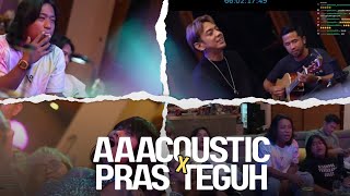 Download lagu AAACOUSTIC X PRAS TEGUH - LIVE ACOUSTIC SANTUY #marapthon3  mp3