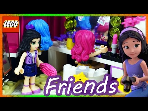 Pop Star Dressing Room - LEGO Friends - 41104 Timelapse speed build review