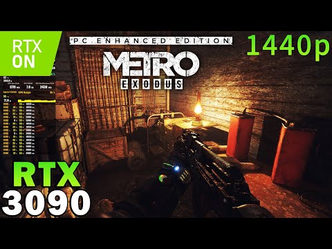Metro Exodus Enhanced Edition 1440p NATIVE | RTX 3090 | R7 5800X | Ray Tracing | Extreme Settings