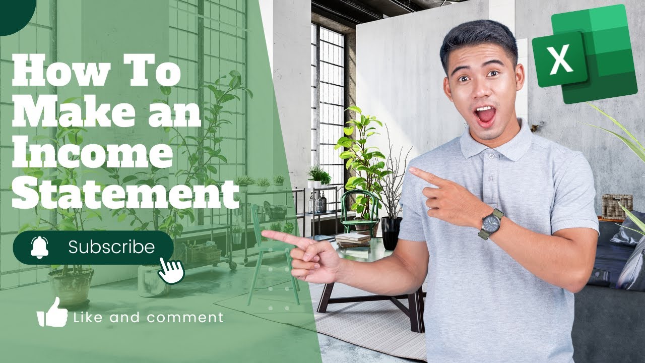 How to Make an Income Statement in Excel - Step by Step Tutorial