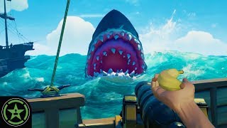 Fighting the Megalodon - Sea of Thieves: The Hungering Deep | Let