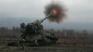 Monstrous Russian Artillery Action During Heavy Live Fire: 2S7 Pion, 2S5 Giatsint-S &amp; 2S4 Tyulpan