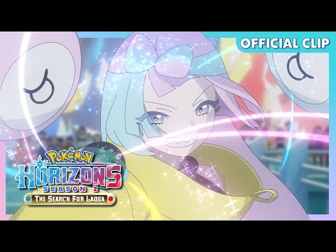 UK: Battling Iono! ⚡ | Pokémon Horizons: Season 2 | Official Clip