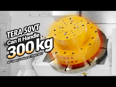 Extreme Load Test! 300 kg Load + 90° Heavy Cutting on TERA 50VT