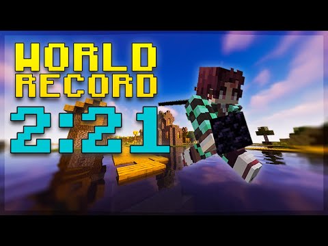 Minecraft Speedrun Weltrekord Glitchless Dolphin Seed