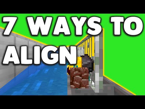 How To ALIGN Items In A Water Stream | Different Ways To Align Items In Minecraft | Item Alignment