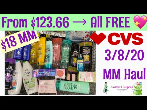 CVS Haul 3/8/20 - 3/14/20 | From $123 got it all FREE & $18 MM