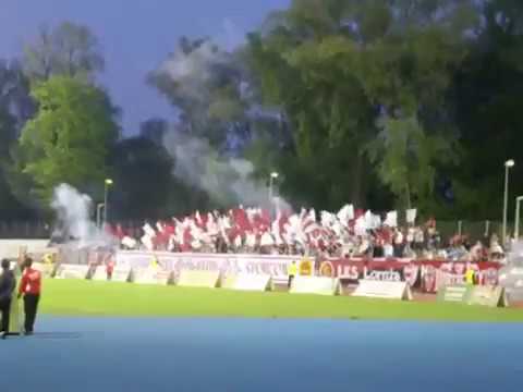 Oprawa #2 meczu ŁKS Łomża - Warmia Grajewo (2012)