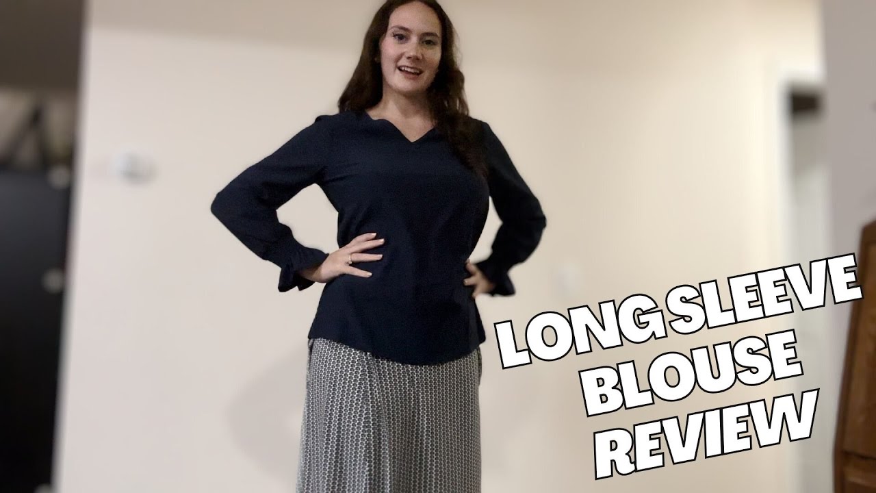 Review & Try-On: SUEANI Women's Ruffle Puff Sleeve Blouse - The Perfect Fall Fashion Statement