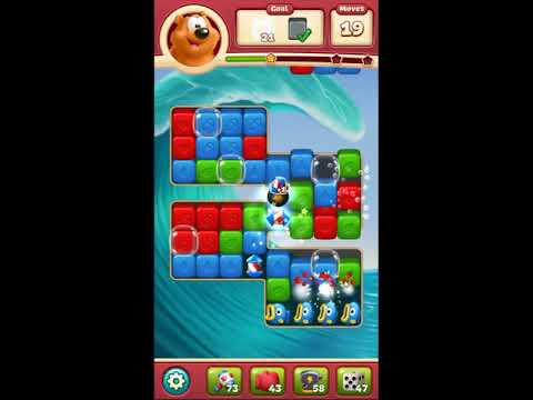 Toon Blast Level 2910 - NO BOOSTERS 🐻🐺🐱 | SKILLGAMING ✔️