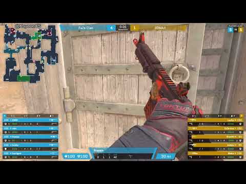 frozen Demo ( 11-3 ) FaZe vs 3DMAX ( DUST2 ) POV | IEM Melbourne 2025