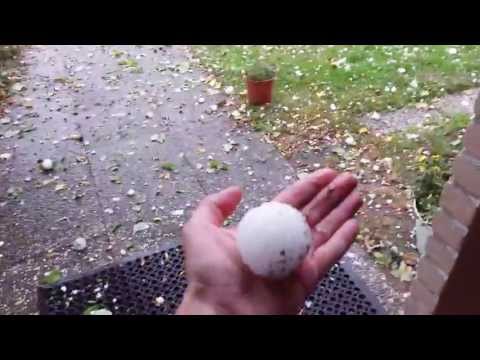 Hagelsturm in Hämelerwald am 27.07.2013