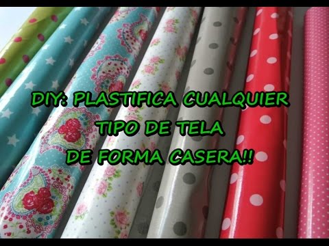 DIY: Como Plastificar Cualquier Tipo DE Tela