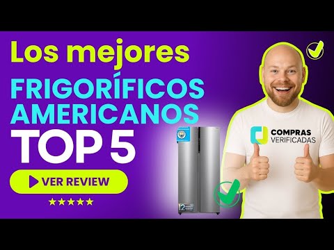 Los 5 Mejores FRIGOR&Iacute;FICOS AMERICANOS 2025 Baratos AMAZON | 🧊 Cero Escarcha 🧊
