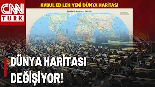 İşte Kabul Edilen Yeni Dünya Haritası! BM'den Tarihi Karar: Dünya Hari