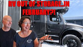 De-Winterizing in FEBRUARY!?! - Bringing Our RV Back to Life In the Middle of a Michigan Winter