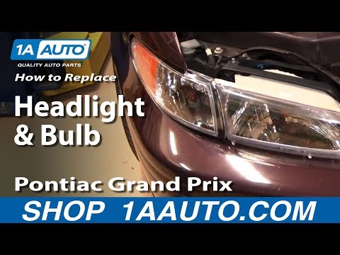 How to Replace Headlight 97-03 Pontiac Grand Prix