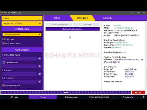 All Mtk cpu DL image error fix Just 1 click Infinix, tecno, by #tfm #tfmlive #sohanfixmobile