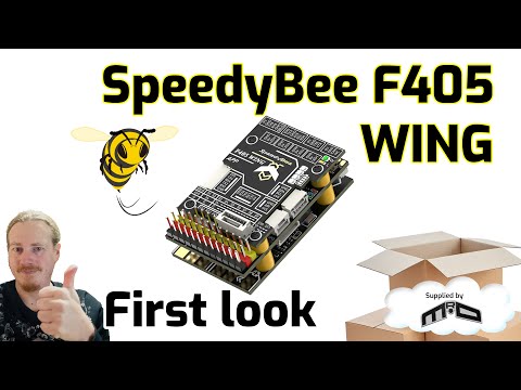 First look at the SpeedyBee F405 WING flight controller
