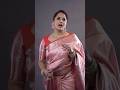 Anasuya Hot Navel Slip Actess Saree