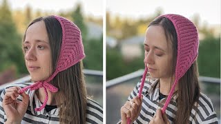 Crochet Bandana with Ties