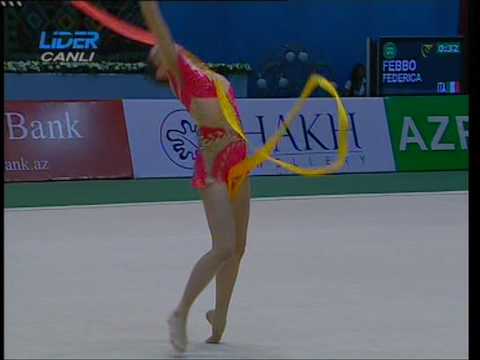 Federica Febbo ITA Ribbon 2009 Baku EC Q