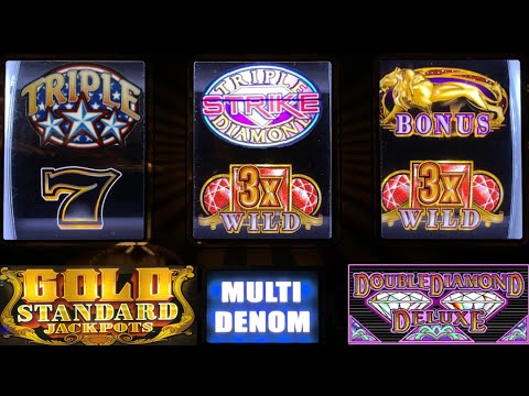 BIG WINS! Back to Back Bonuses on MGM Riches! Gold Standard Jackpots + Triple Stars slots & more!