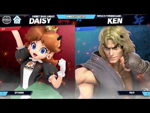 Smash Ultimate Tournament 1/12/19 - Dp's Mario(Daisy) Vs PH| QT(Ken). - W. Round 3