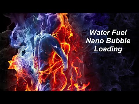 Nano Bubble Gas Water fuel Pre loading water with Fuel Gases