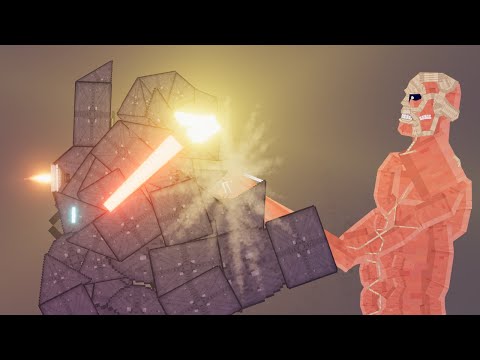 Colossal Titan 2022 vs Forger Jeager ( Pacific Rim ) - People Playground 1.22.3