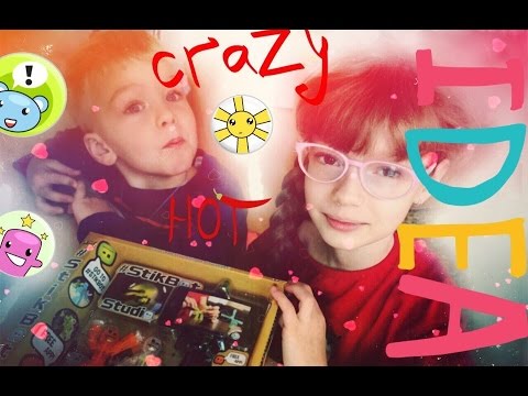Мини студия для съемки StikBot распаковка Как снять мультик Stop motion