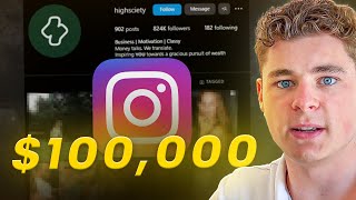 How This Instagram Page Makes Multiple 6 Figures a Year!