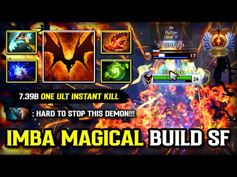 7.39B ONE ULT INSTANT KILL MID Shadow Fiend | IMBA Magical Build | Truly Impossible to Tamed DOTA 2