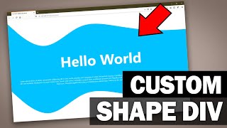 Curved/Custom DIV Shape Tutorial - CSS & SVG