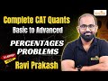 Percentages 3 CAT Preparation Arithmetic Quantitative Aptitude