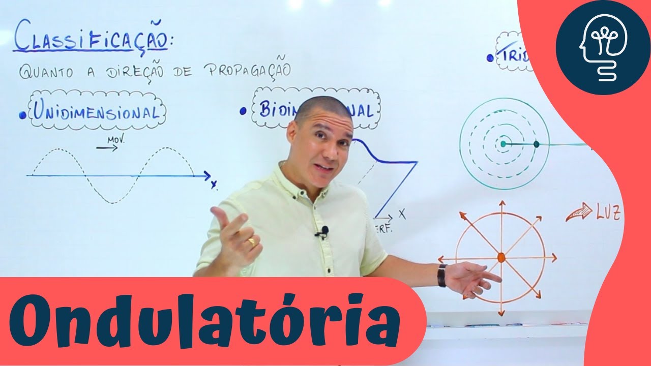 Ondas tridimensionais - Classificação - Luz e o Som - ONDULATÓRIA - FÍSICA