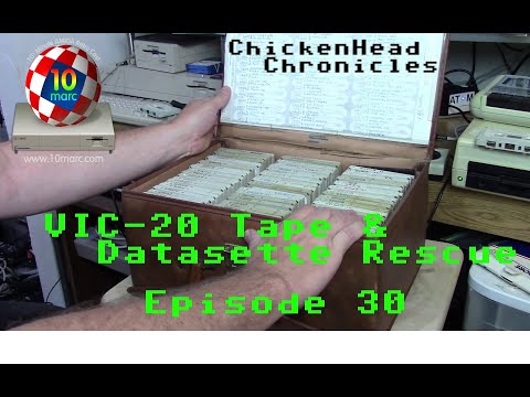 Commodore VIC-20 Tape & Datasette Rescue - ChickenHead Chronicles