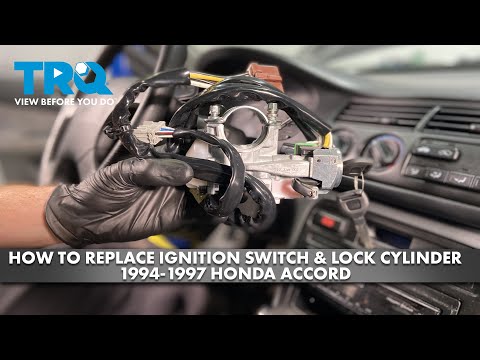 How to Replace Ignition Switch & Lock Cylinder Assembly with Key 1994-1997 Honda Accord