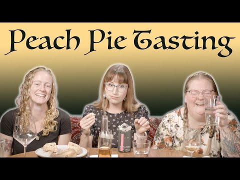 Peach Pie Mead Tasting
