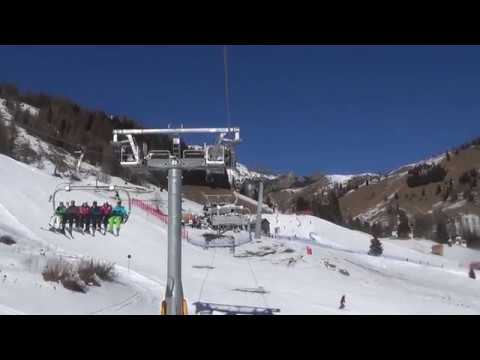 Risalita integrale seggiovia Leitner "Arabba Fly" in HD - Arabba (BL)