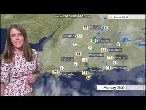 [HD] Alex Osbourne BBC ONE South Today weather July 31st 2022 - 60 fps